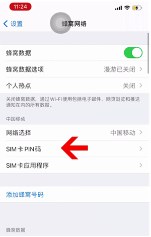 魏县苹果14维修网分享如何给iPhone14的SIM卡设置密码 