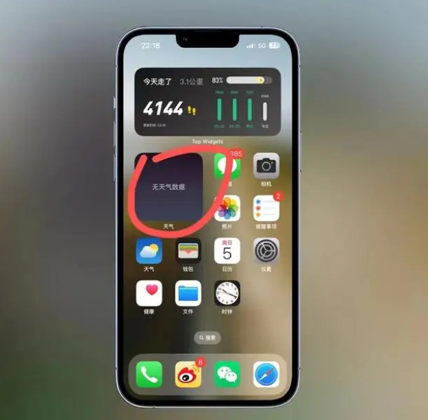 魏县苹果手机维修分享:iOS16主屏幕天气小组件无法正常工作怎么办？ 