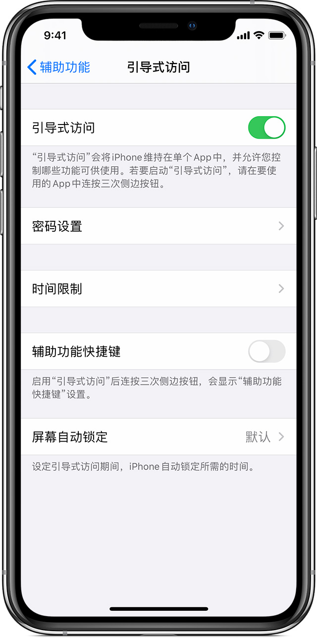 魏县苹果手机维修分享如何在 iPhone 上退出引导式访问 