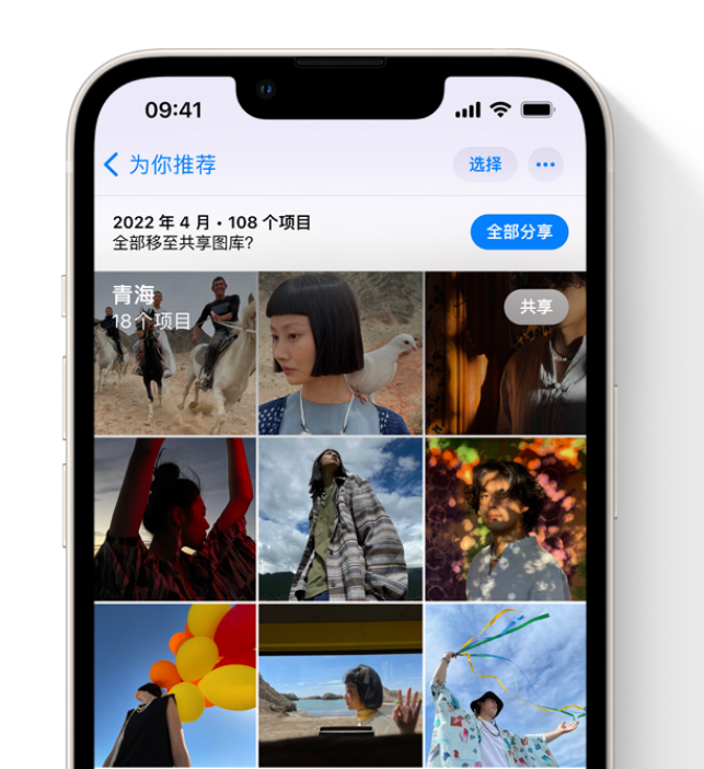 魏县苹果维修网点分享在 iPhone 上使用共享图库 