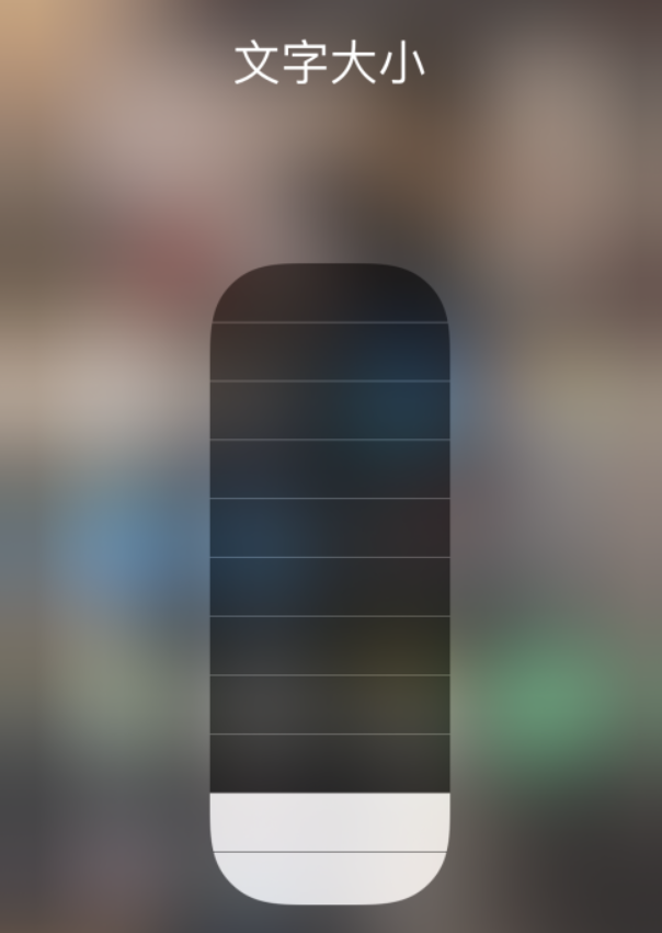 魏县苹果手机维修分享小技巧：在 iPhone 控制中心快速调节字体大小 