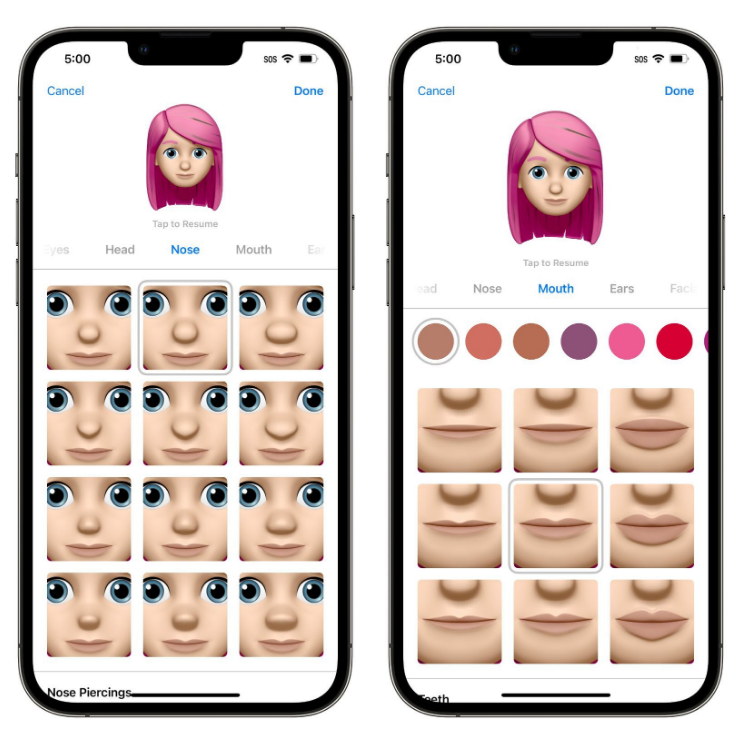 魏县苹果手机维修分享​iOS 16中的拟我表情有了哪些变化和升级 