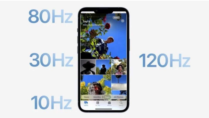 魏县苹果14维修分享iPhone 14有高刷吗 